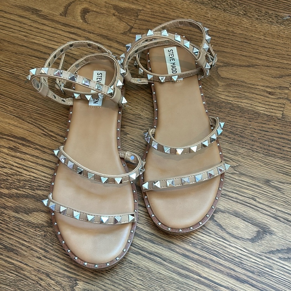 Steve Madden, studded sandals